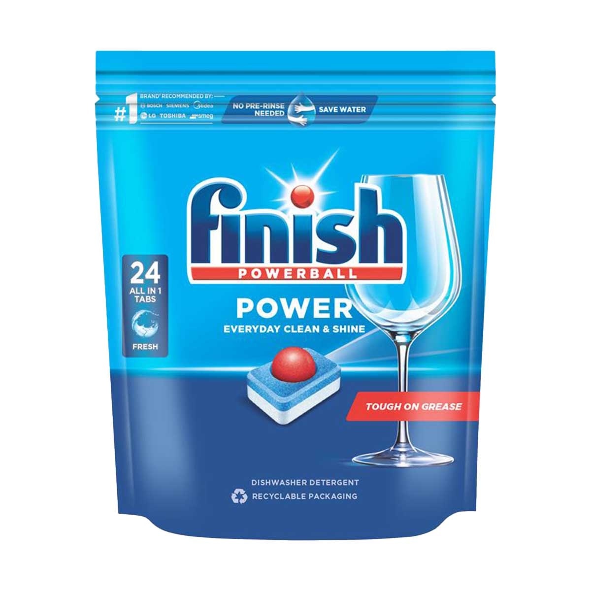 FINISH All-in-one Dishwasher Tablet 24's
