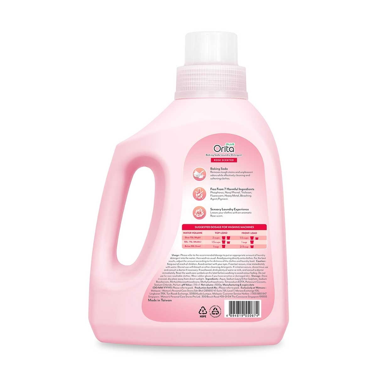 ORITA Baking Soda Laundry Det - Rose