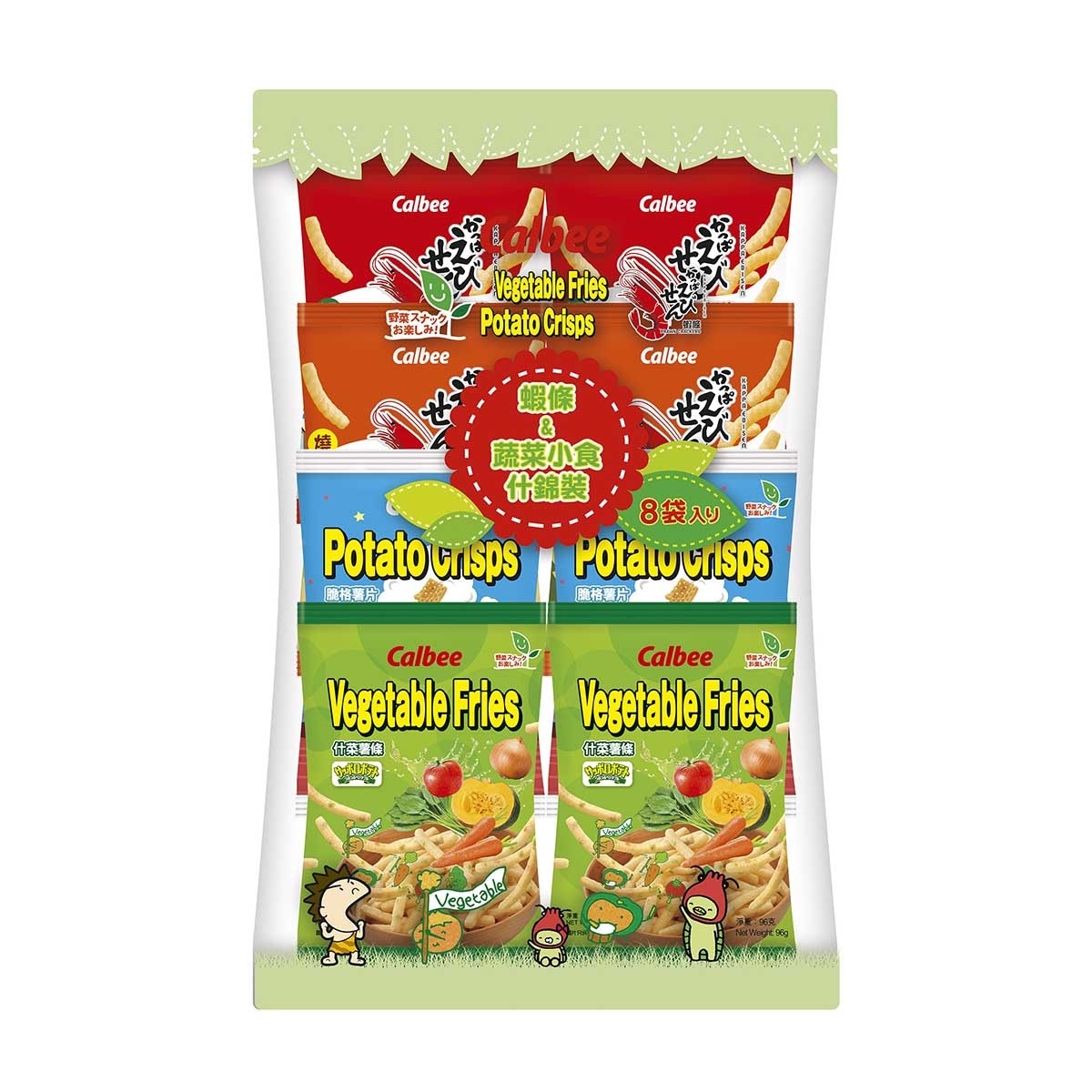 卡樂B 蝦條及蔬菜小食混合裝