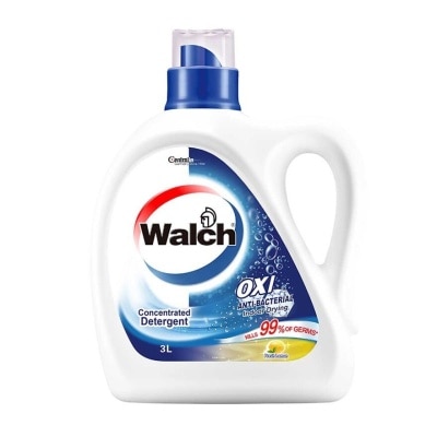 WALCH Walch Antibacteria Laundry Detergent Lemon 3l+lamamma Dishwashing Detergent Lemon Grass 800g