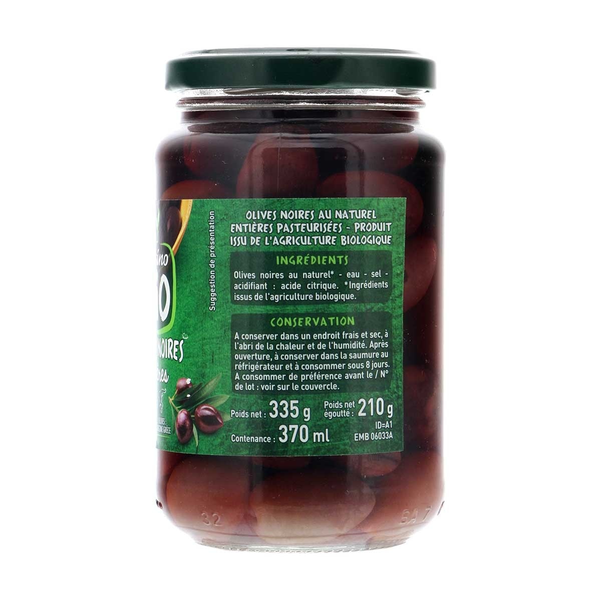 CASINO BIO Whole Black Olive