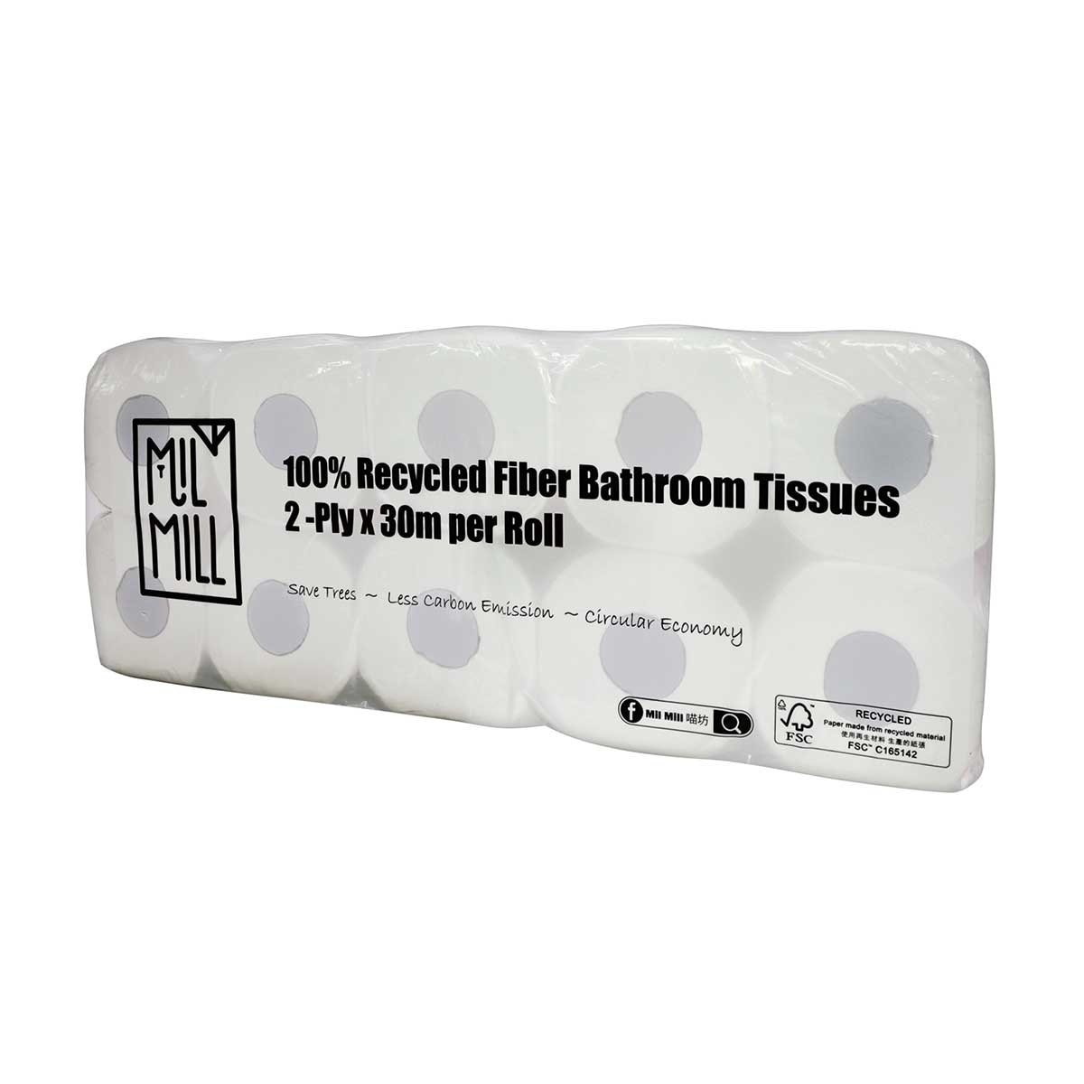 MIL MILL Recycled Tissue Rolls
