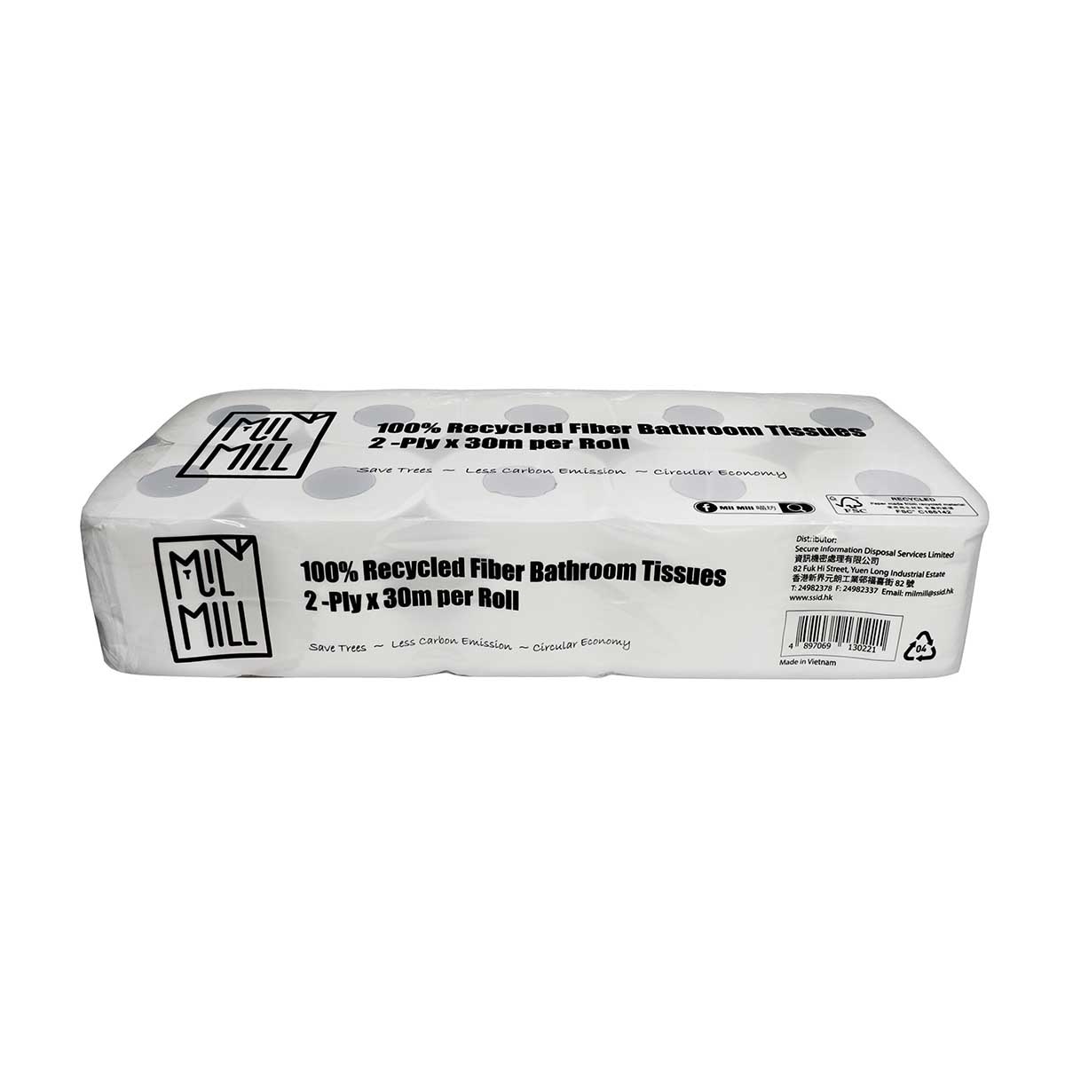 MIL MILL Recycled Tissue Rolls