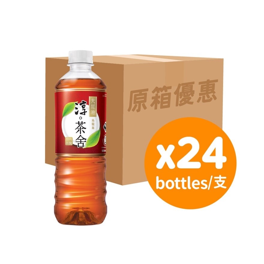 淳。茶舍 原箱大紅袍烏龍茶飲料（無糖）(包裝隨機)