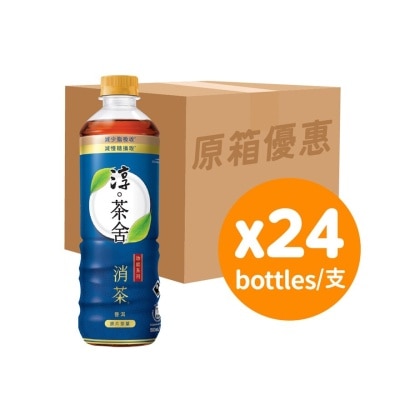 淳。茶舍 消茶普洱茶飲料含膳食纖維無糖（原箱）(包裝隨機)