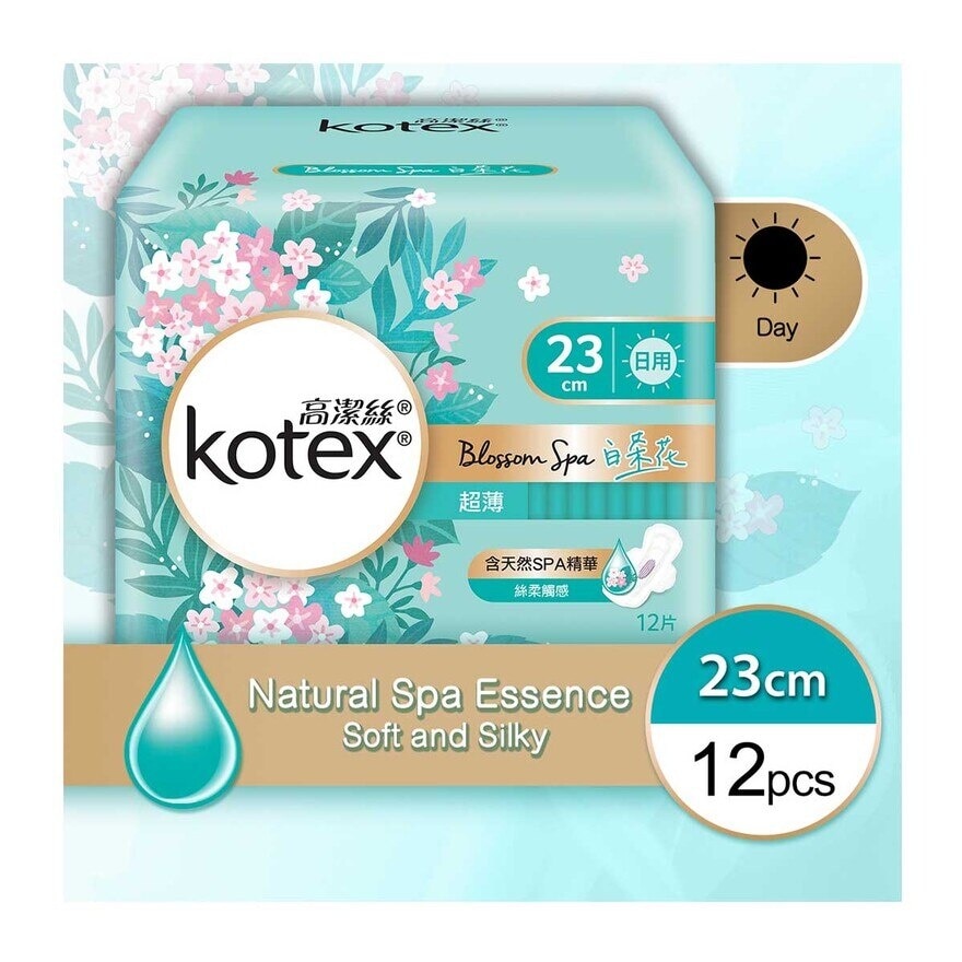 KOTEX Kotex Blossom Spa White Tea Ut 23cm 12s