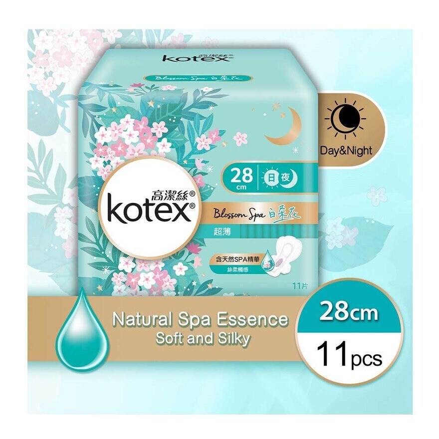 KOTEX Kotex Blossom Spa White Tea Ut 28cm 11s