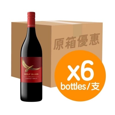 WOLF BLASS Red Label Cabernet Merlot (case)
