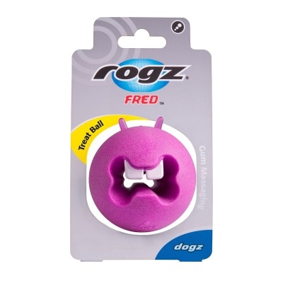 ROGZ Gum Massaging Treat Ball - Pink