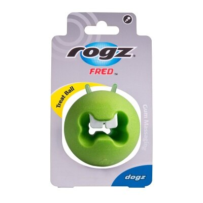 ROGZ Gum Massaging Treat Ball - Lime