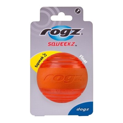 ROGZ Float Squeak Ball - Orange