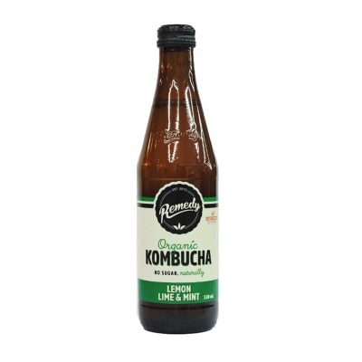 REMEDY Organic Kombucha Lemon Lime & Mint