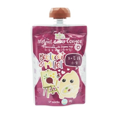 BABY BASIC Baby Congee-squeeze Pouch (beetroot & Millet)