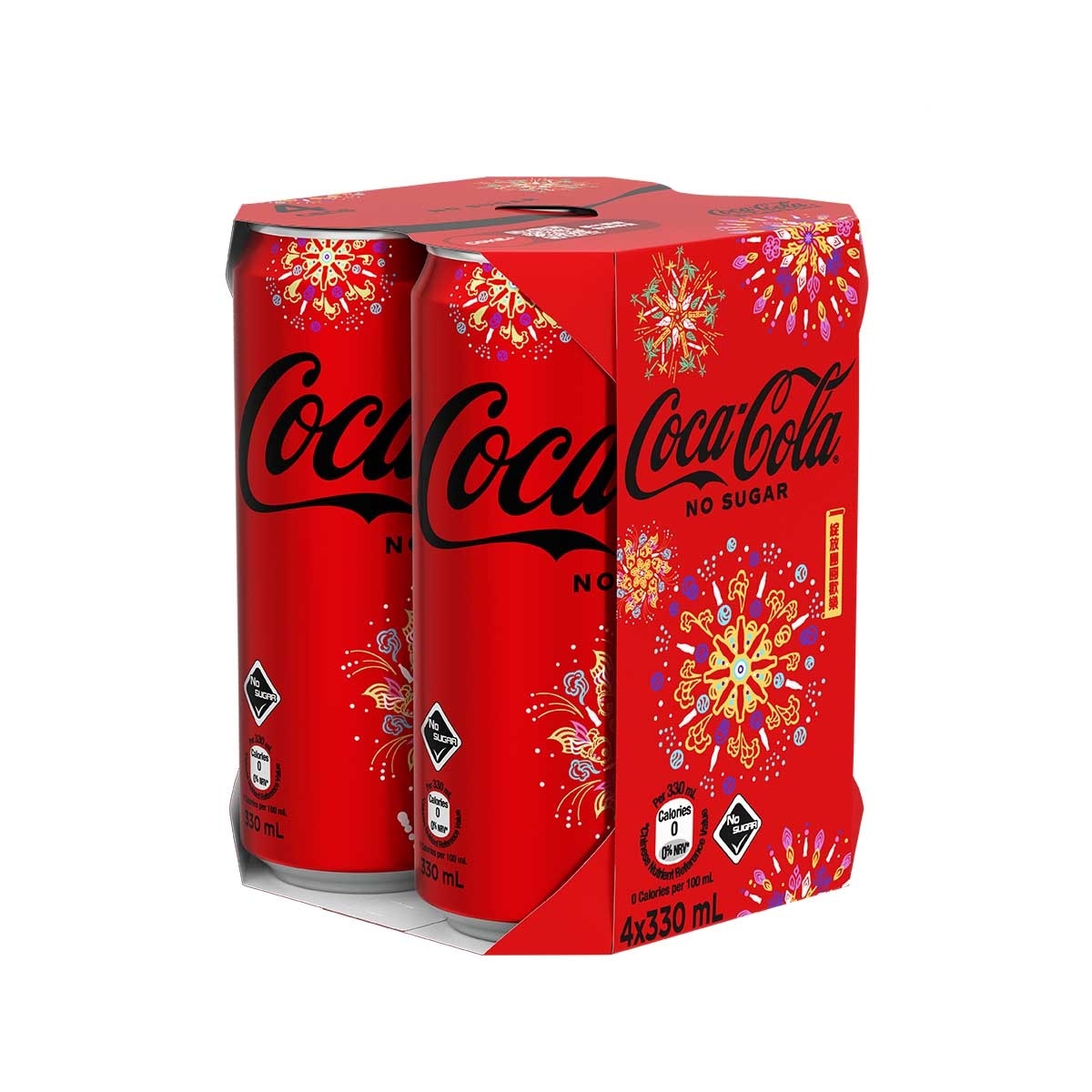 COCA-COLA Coke No Sugar Tall Can 4p (Random Pick)