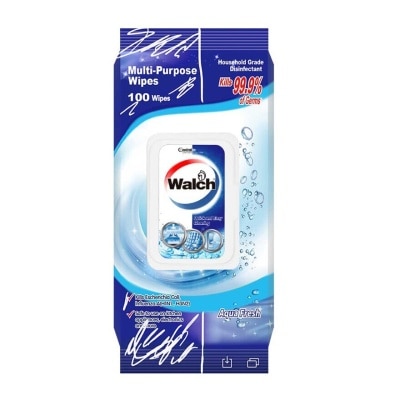 WALCH Walch Multi Purpose Wipes Aqua Fresh 100s