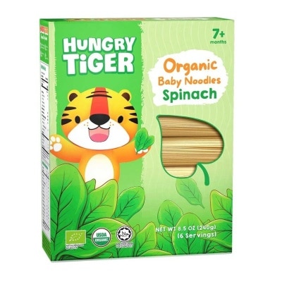 HUNGRY TIGER Organic Baby Noodles Spinach