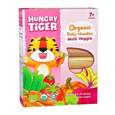 HUNGRY TIGER Organic Baby Noodles Multi Veggie