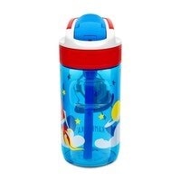 KAMBUKKA Lagoon Kids Water Bottle (tritan) 14oz (400ml) - Sky Blue W/ Happy Alien