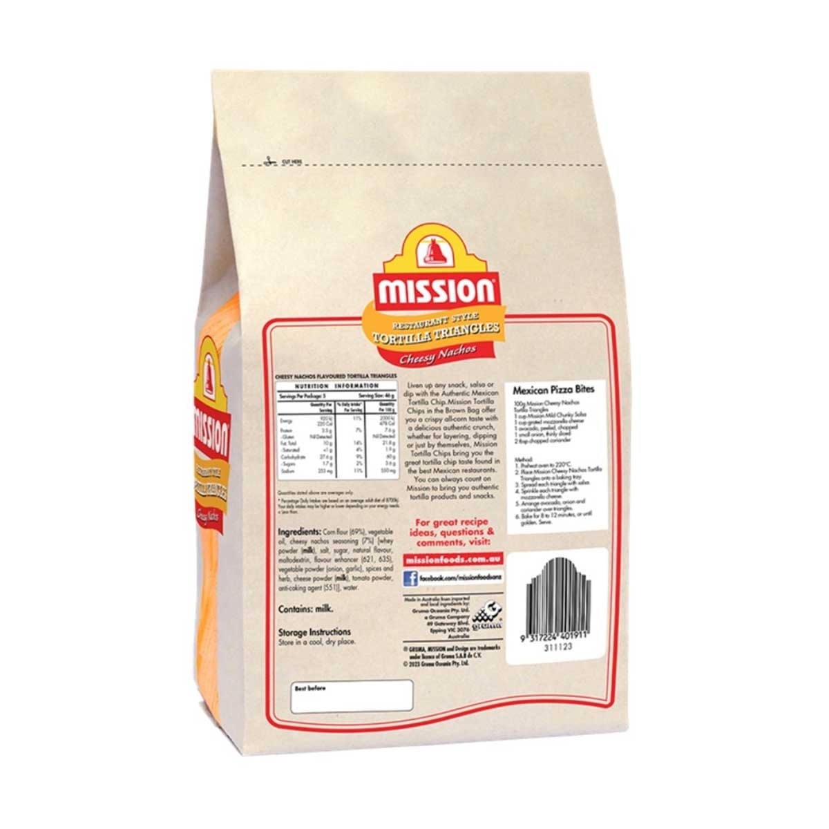 MISSION 辣脆芝士栗米墨西哥脆片
