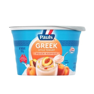 PAULS Greek Style Peach  Yogurt