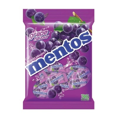 MENTOS Grape Flv Pillow Bag