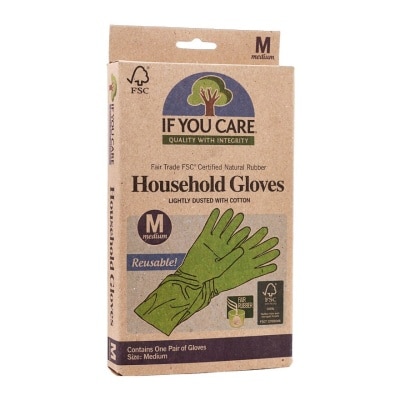 IF YOU CARE Eco Friendly Household Gloves - M