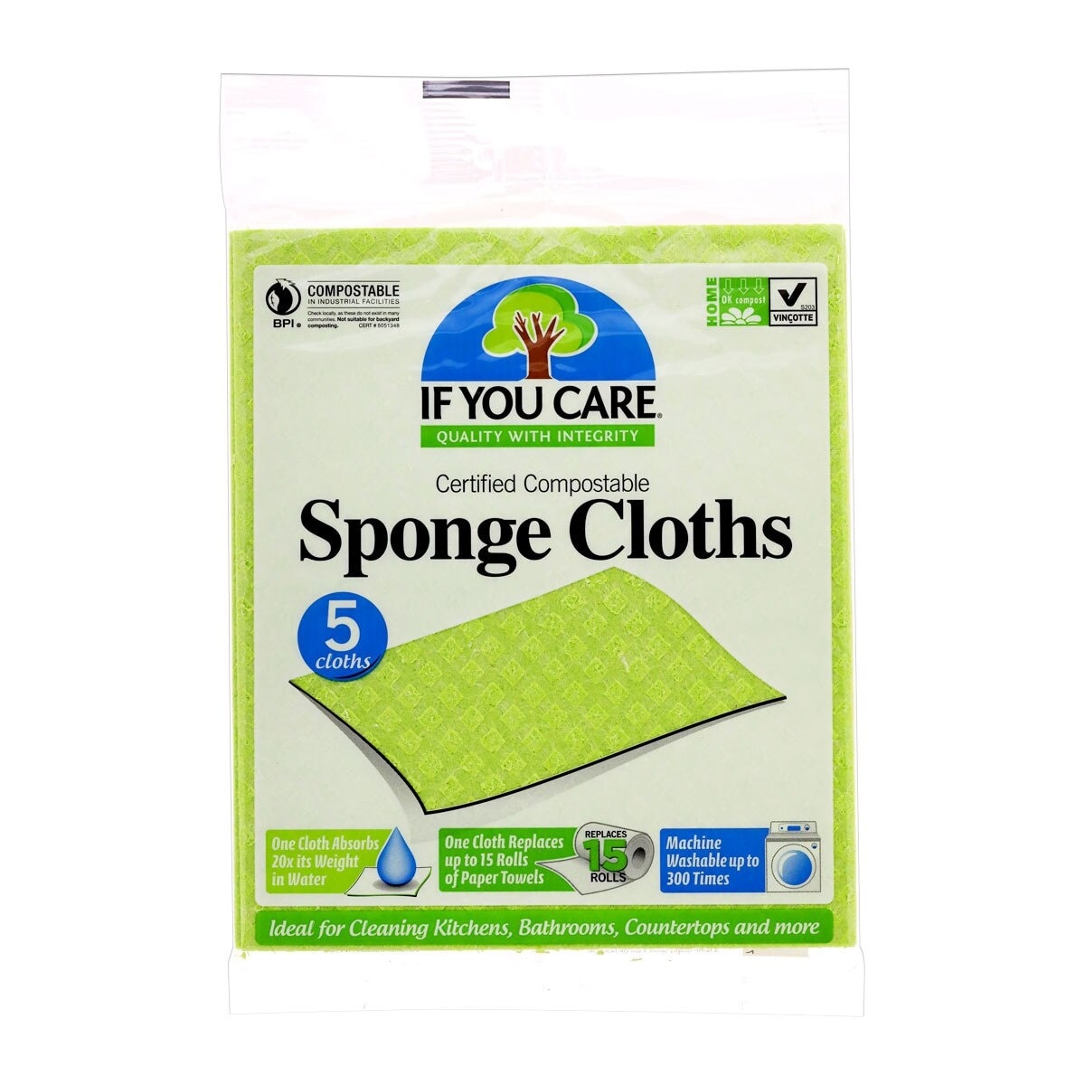 IF YOU CARE Eco Friendly Sponge Cloths