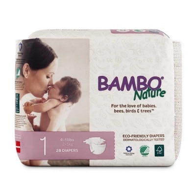 BAMBO NATURE Bambonat Rash Free Eco Diapers Xs