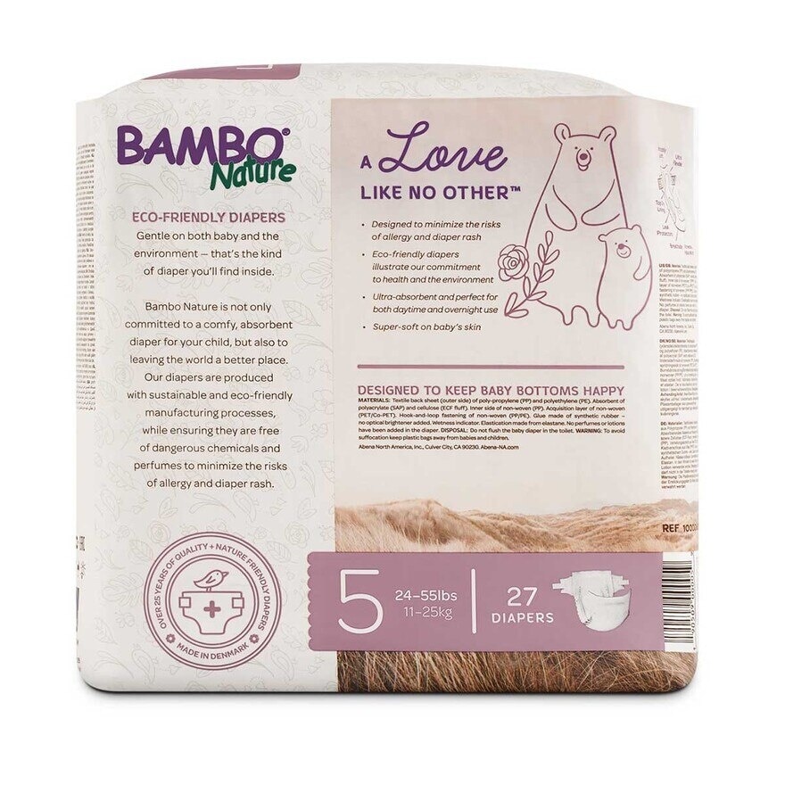 BAMBO NATURE Bambonat Rash Free Eco Diapers Xl