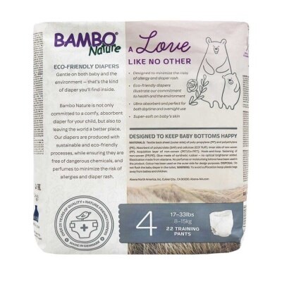 BAMBO NATURE ＢＮ無敏環保嬰兒學習褲濕尿片Ｌ