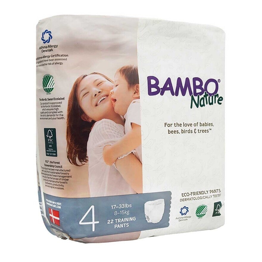 BAMBO NATURE ＢＮ無敏環保嬰兒學習褲濕尿片Ｌ