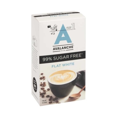 AVALANCHE Low Sugar Flat White Instant Coffee