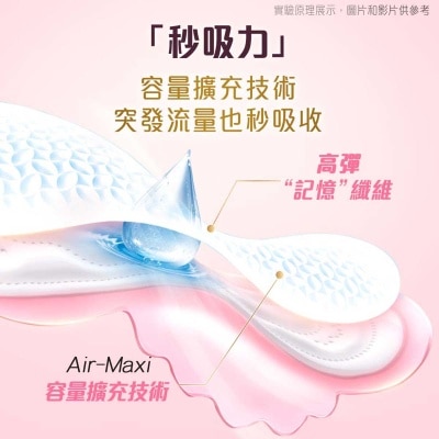 WHISPER Whisper Air Cushion Ultra Thin Day 24cm 12s