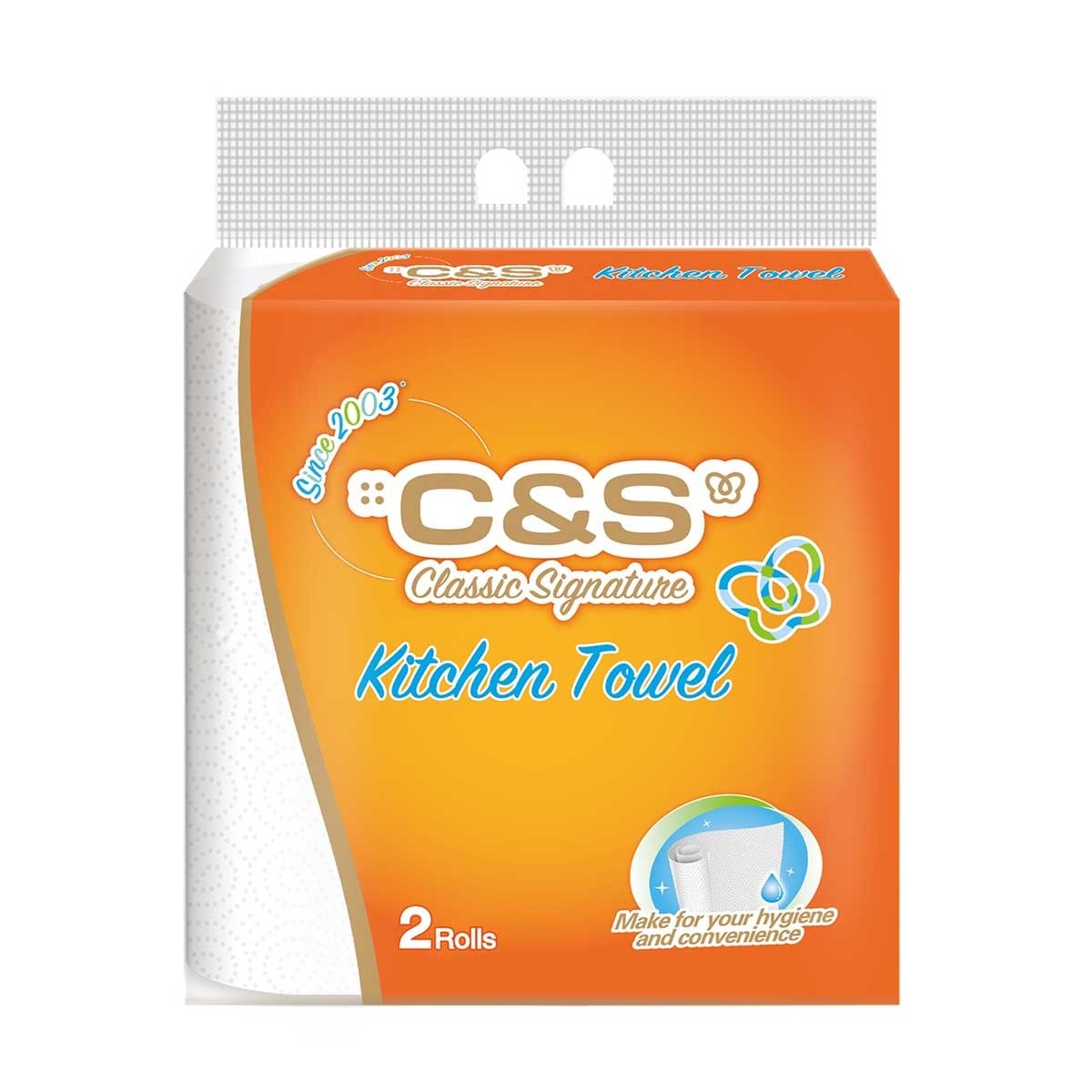C&S Kitchen Towel 2 Rolls