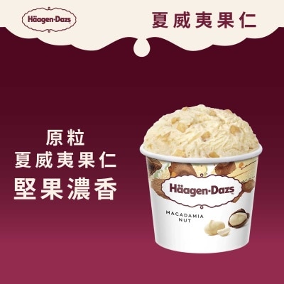 HAAGEN-DAZS - Macadamia Nut Mini Cup