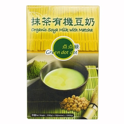 GREEN DOT DOT Organic Soya Milk With Matcha