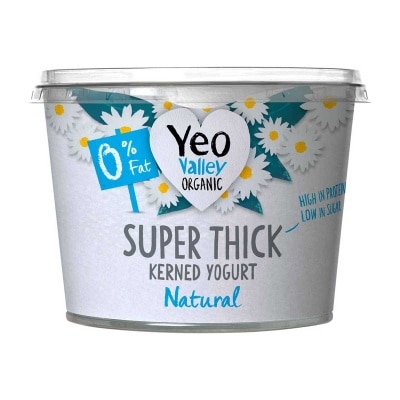 YEO VALLEY Super Thick 0% Fat Kerned  Natural Yogurt(chilled 0-4°c)