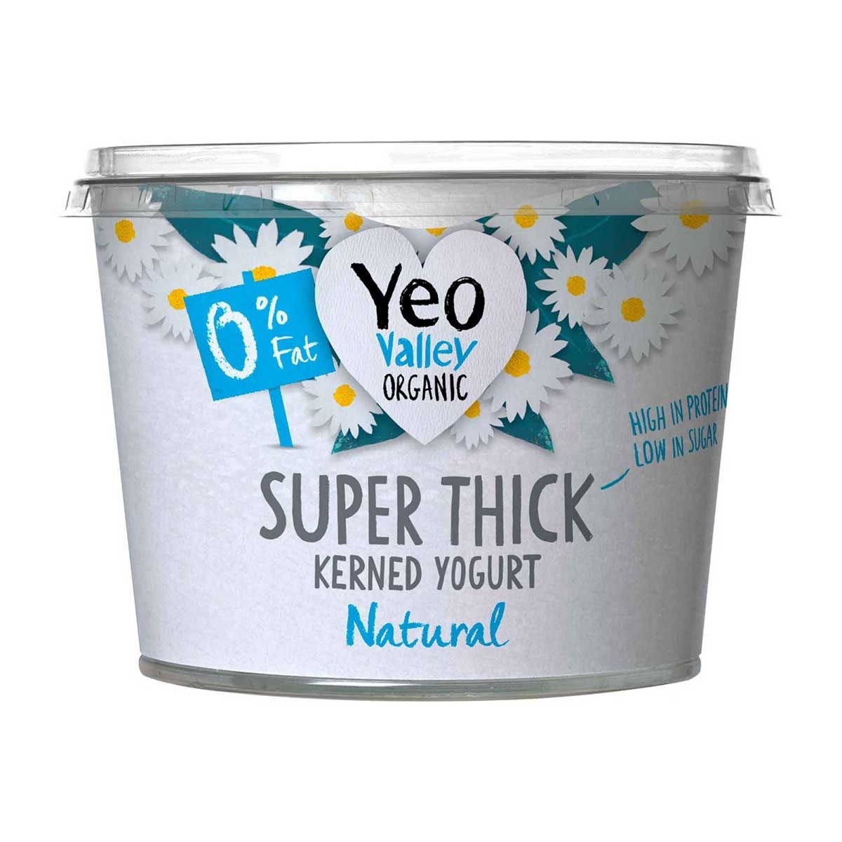 YEO VALLEY Super Thick 0% Fat Kerned  Natural Yogurt(chilled 0-4°c)