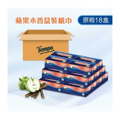 TEMPO得寶 盒裝紙巾蘋果木香味１８盒裝