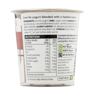WAITROSE Nutty Yogurt Hazelnut