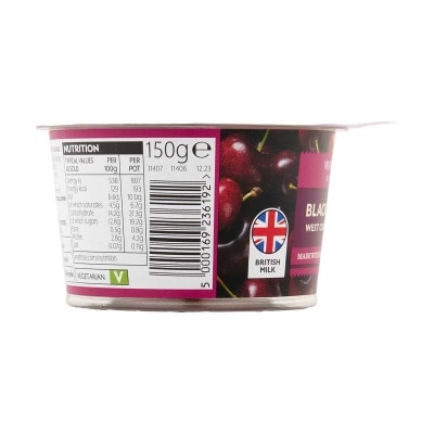WAITROSE Wr Black Cherry Yogurt