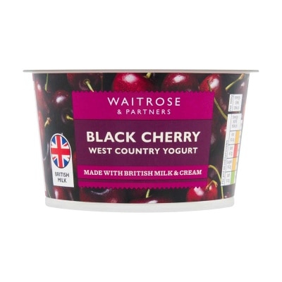 WAITROSE Wr Black Cherry Yogurt