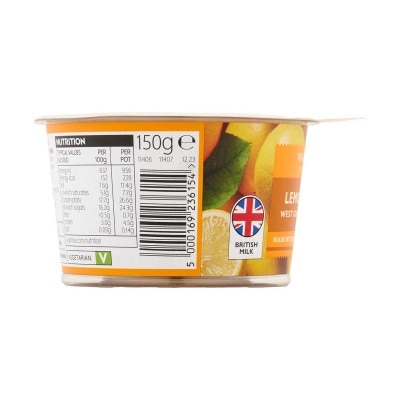 WAITROSE Wr Lemon Curd Yogurt [ Uk](chilled 0-4°c)