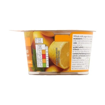 WAITROSE Wr Lemon Curd Yogurt [ Uk](chilled 0-4°c)
