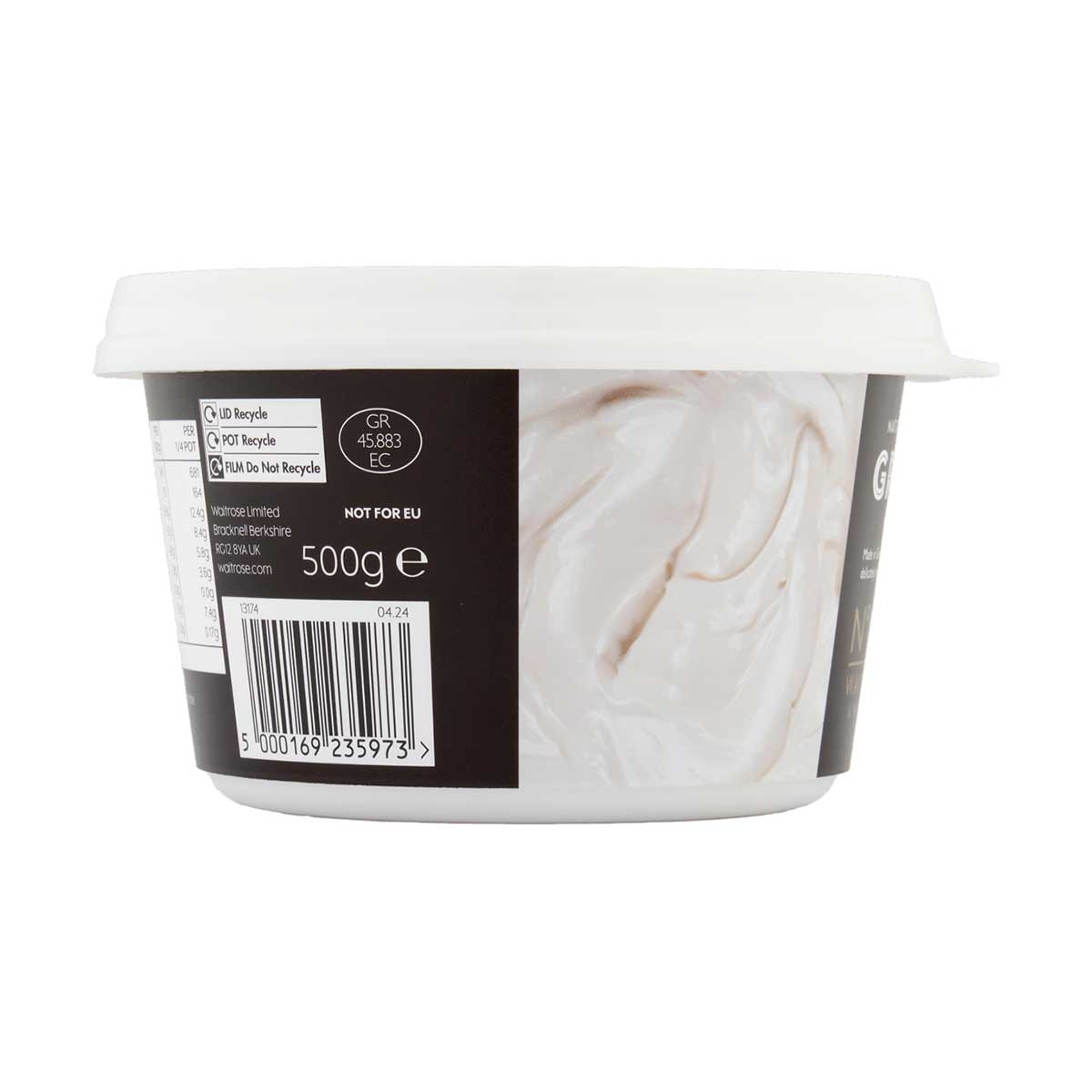 WAITROSE N1 Greek Strained Yogurt - Natural[greece](chilled 0-4°c)