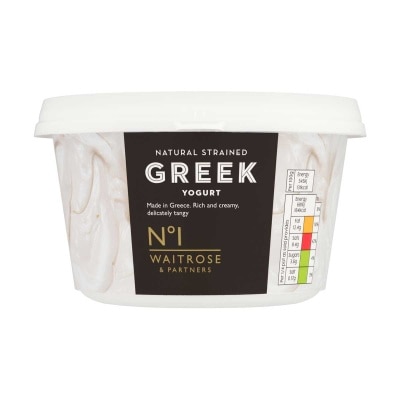 WAITROSE N1 Greek Strained Yogurt - Natural[greece](chilled 0-4°c)