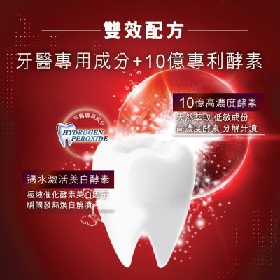 COLGATE Optic White Ultimate Enzyme Dissolves Tooth Stains Whitening Toothpaste