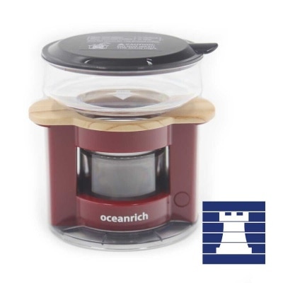 OCEANRICH Oceanrich Mini Pour Over Coffee Maker (red/wooden) [fortress]