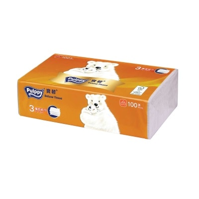 PULPPY Deluxe 3-ply Softpack Facial Tissues