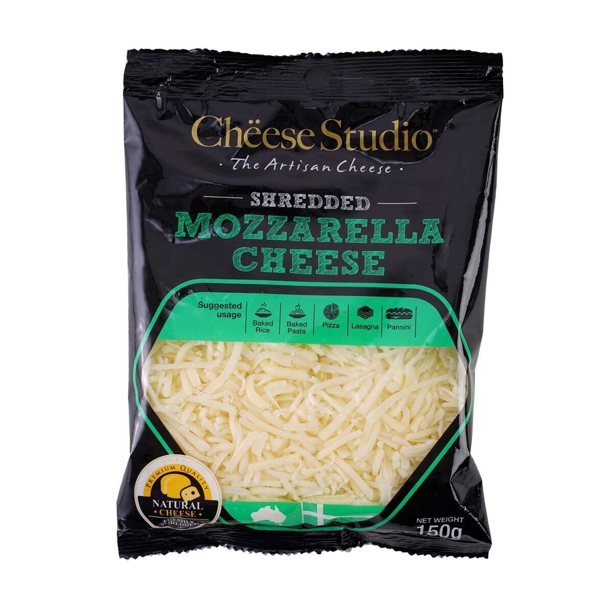 CHEESE STUDIO Shredded  Mozzarella Cheese(chilled 0-4°c)